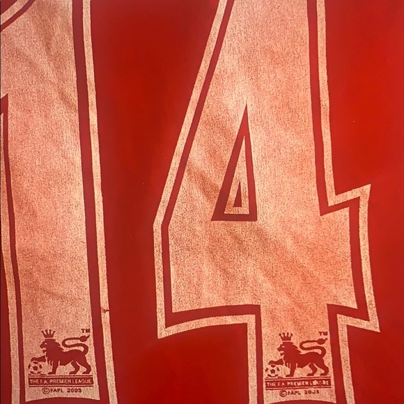 Nike vinatge aresenal henry 14 home 2003 jersey - Picture 4 of 4